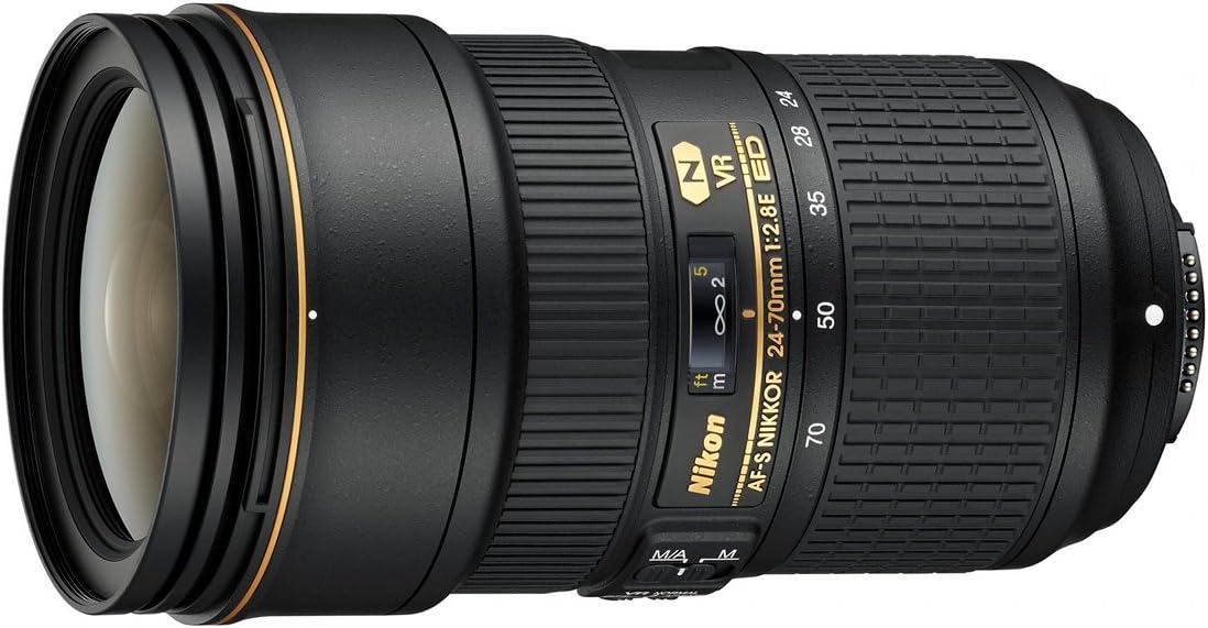 Nikon 24-70mm f/2.8E VR AF-S ED Nikkor Zoom Lens – (Renewed)