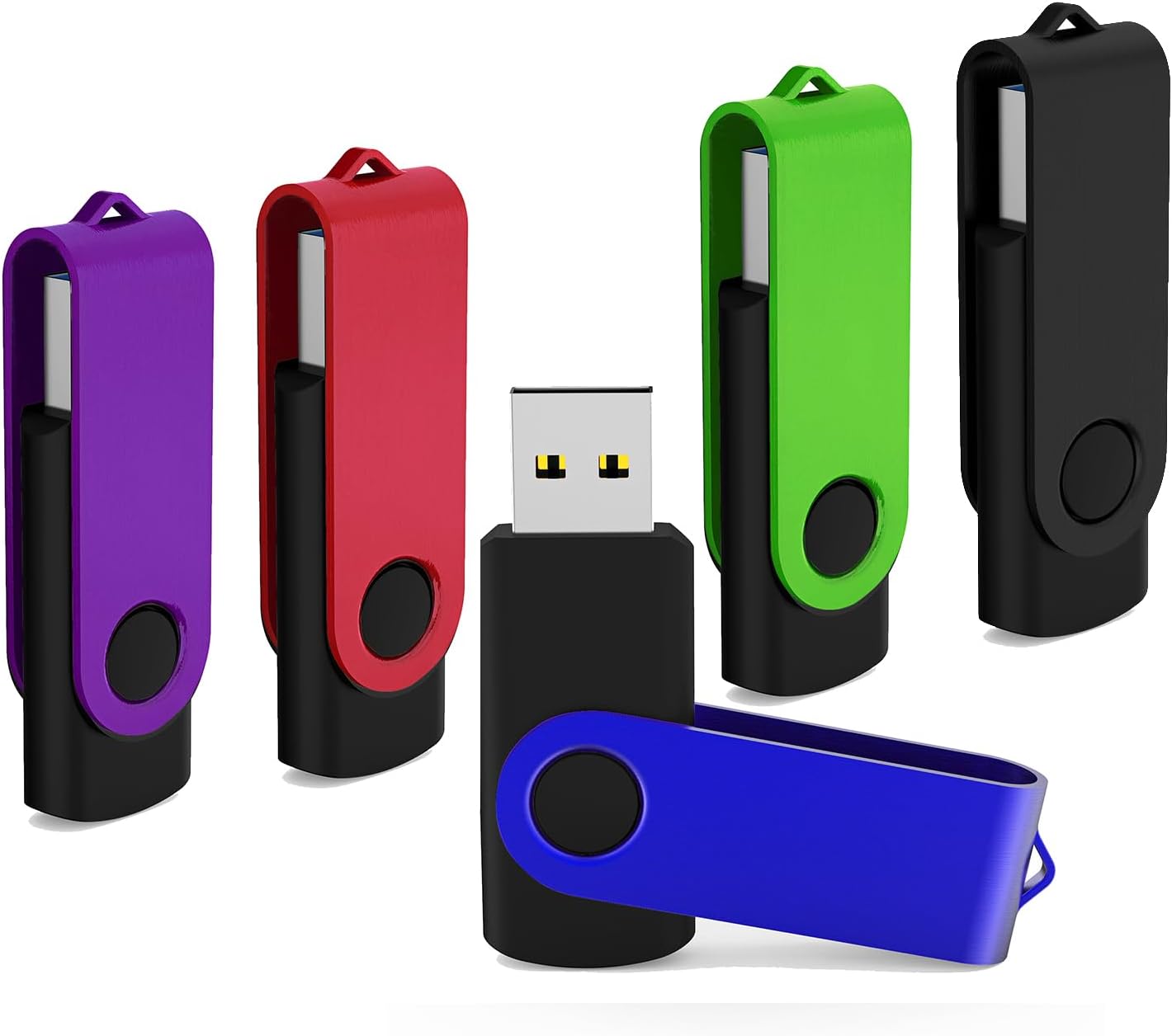 8GB 5 Pack USB Flash Drives 8GB Thumb Drives Memory Stick Jump Drive Pen Drive Colorful Multipack for Storage and Backup