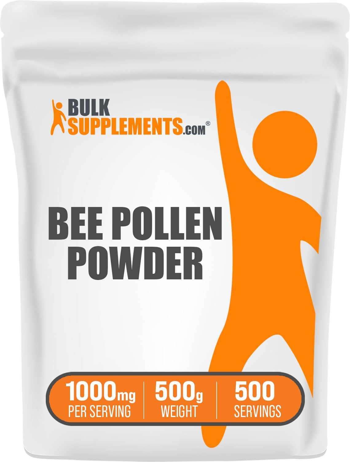 BulkSupplements.com Bee Pollen Powder – Superfood Supplement, Bee Pollen Supplement – for Immune Support, Natural & Gluten Free, 1000mg per Serving, 500g (1.1 lbs) (Pack of 1)