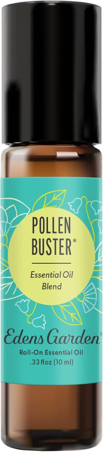 Edens Garden Pollen Buster Essential Oil Roll-On Blend- 100% Pure Premium Grade, Natural, Therapeutic, Aromatherapy, Kid & Skin Safe, The Best for Health, Wellness Pre-Diluted 10 ml (.33 fl oz)