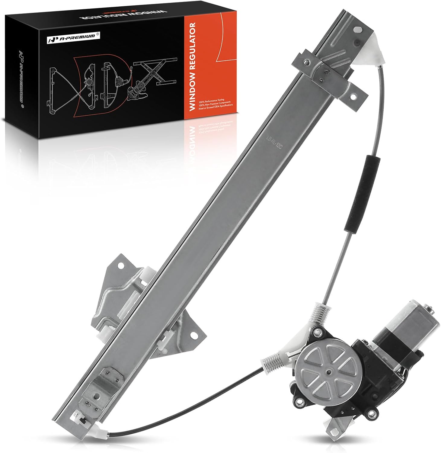 A-Premium Power Window Regulator with Motor Compatible with Mitsubishi Montero 1992-2000 Rear Left Driver Side