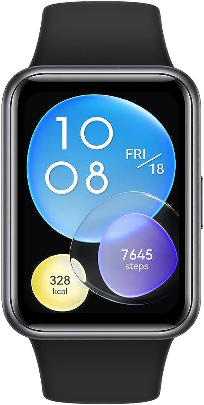 HUAWEI Watch FIT 2 Smartwatch, 1.74-inch Display, Bluetooth Calling, Up to 10 Days Battery Life, Quick-Workout Animations – (Black)