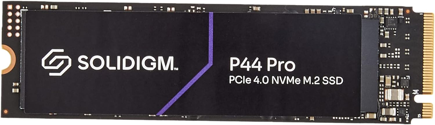 インテル Solidyme Solidigm Internal SSD P44 Pro Read Speed: 7GB/s (max), High Speed NVMe, PS5 Compatible, 1TB / (SSDPFKKW010X7X1/A) Domestic Regular Distribution