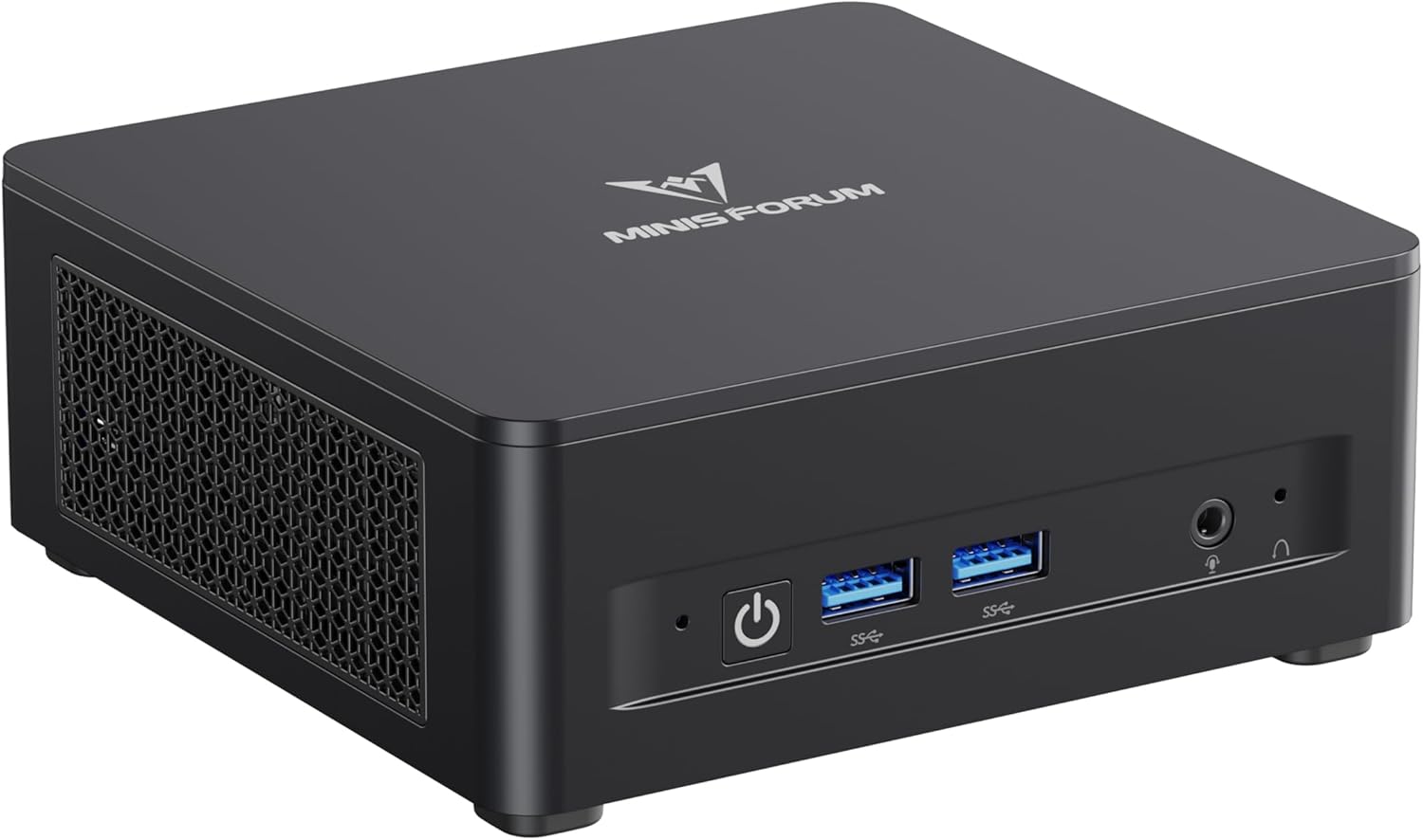 MINISFORUM UM760 Slim Mini PC, AMD Ryzen 5 7640HS Processor Mini Computer(6C/12T, Up to 5.0GHz), 16GB DDR5 RAM & 1TB PCIe 4.0 SSD, Support 8K@60Hz HDMI 2.1/USB4 Output, WIFI6E/BT5.3/Auto Power On