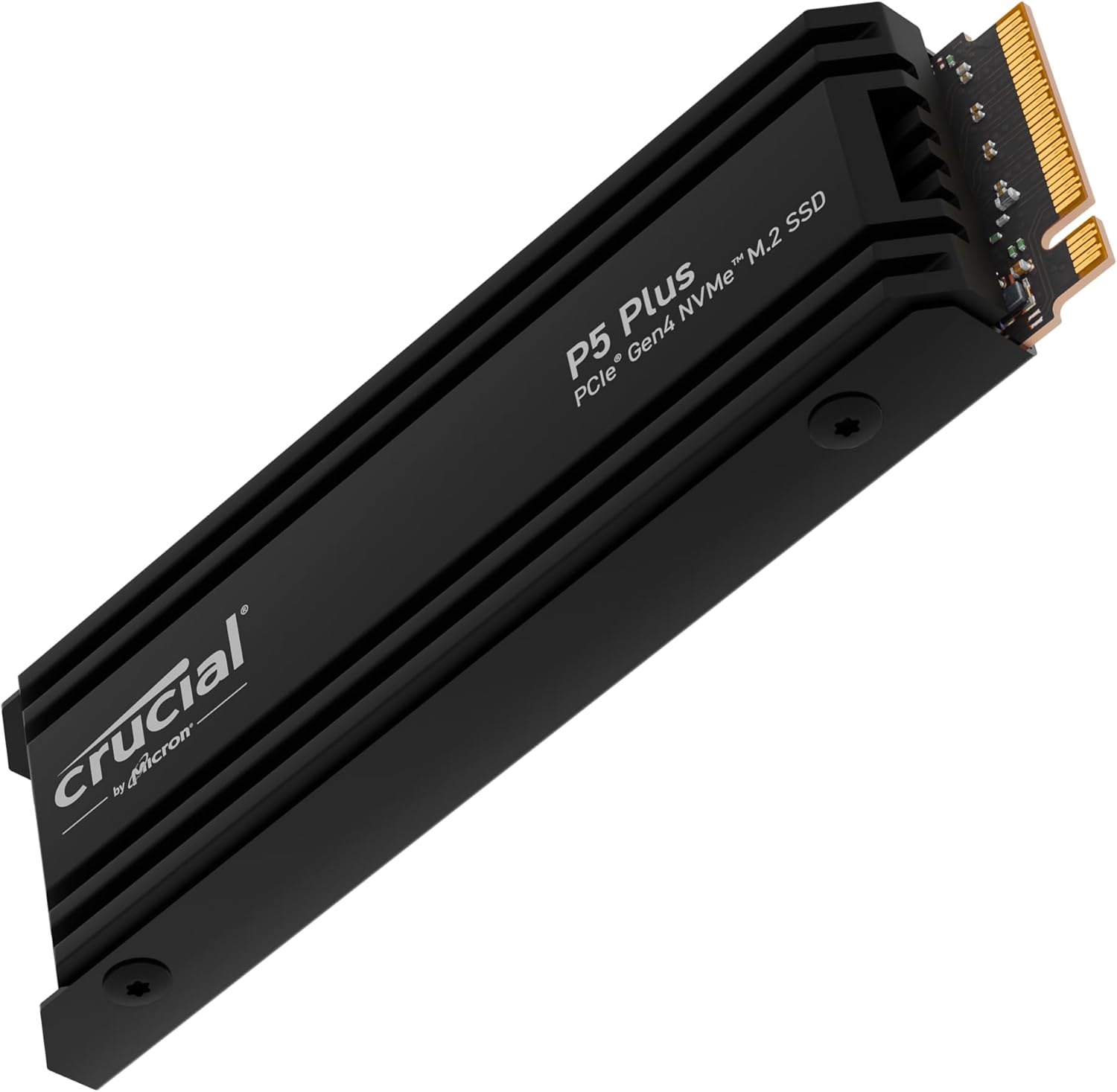 Crucial P5 Plus 2TB Gen4 NVMe M.2 SSD Internal Gaming SSD with Heatsink, Compatible with PlayStation 5(PS5) – up to 6600MB/s – CT2000P5PSSD5