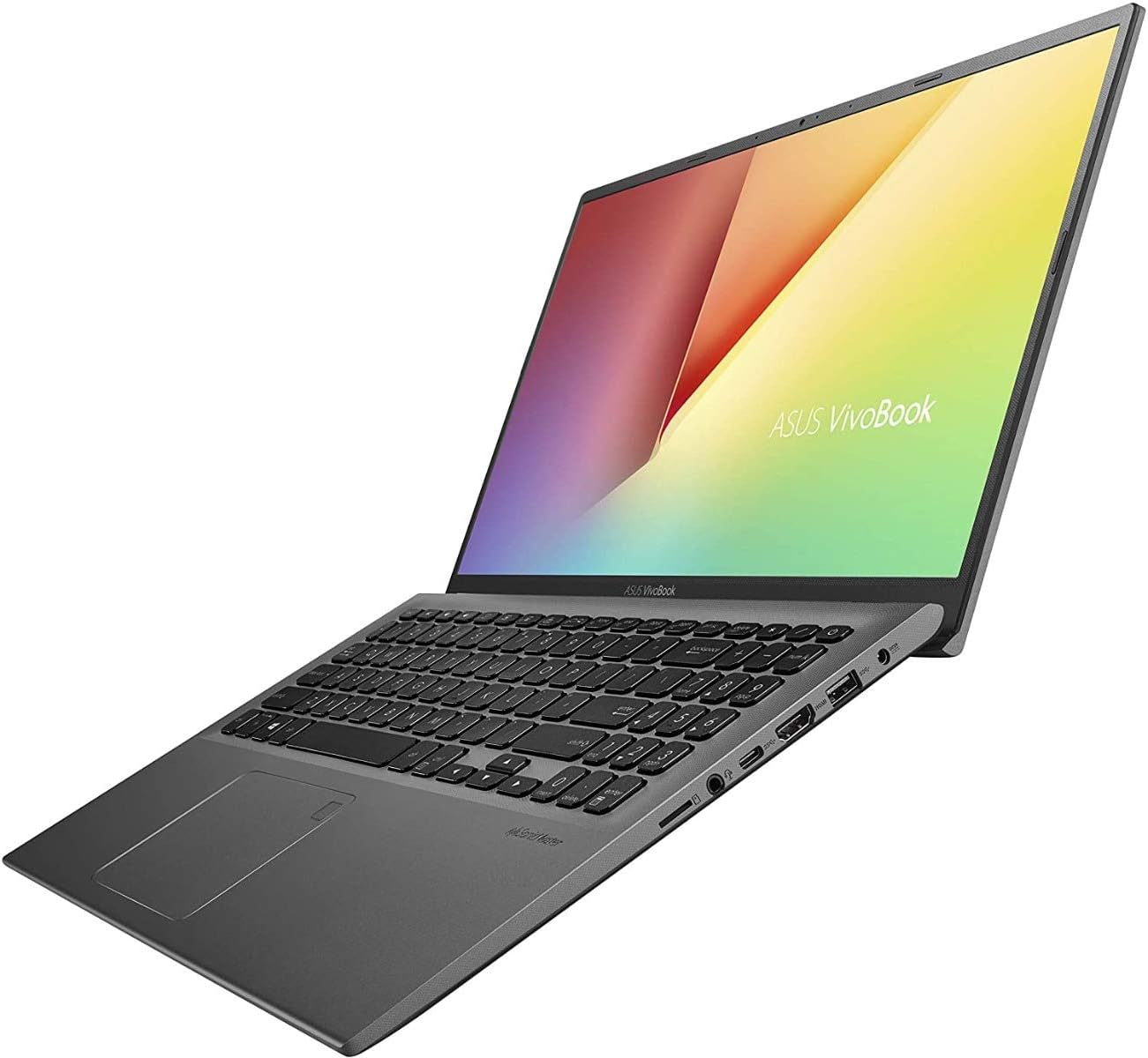 ASUS VivoBook 15 Thin and Light Laptop, 15.6” FHD, Intel Core i3-8145U CPU, 8GB RAM, 128GB SSD, Windows 10 in S Mode, F512FA-AB34, Slate Gray