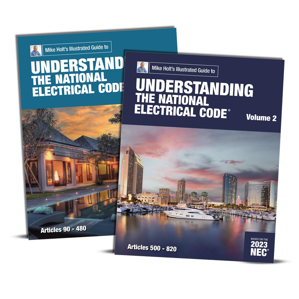 2023 Mike Holt’s Understanding the NEC Vol.1 and Vol. 2 textbooks Mike Perfect Paperback