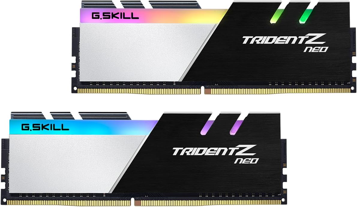 G.Skill Trident Z NEO Series 16GB (2 x 8GB) 288-Pin SDRAM (PC4-28800) DDR4 3600 CL16-19-19-39 1.35V Dual Channel Desktop Memory Model F4-3600C16D-16GTZNC