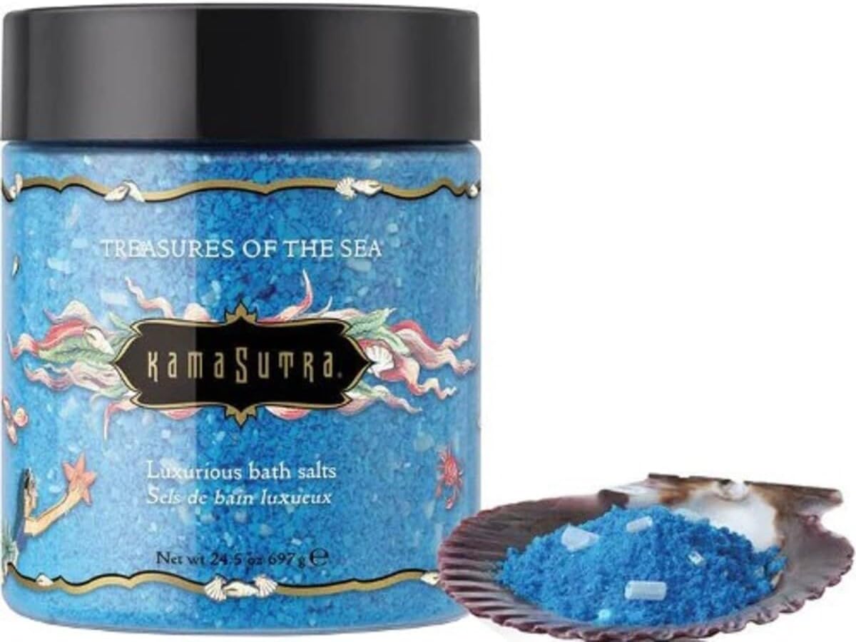 Kama Sutra Treasures of The Sea Ocean Blu 24.5 oz with Skin Softening and Nourishing Minerals