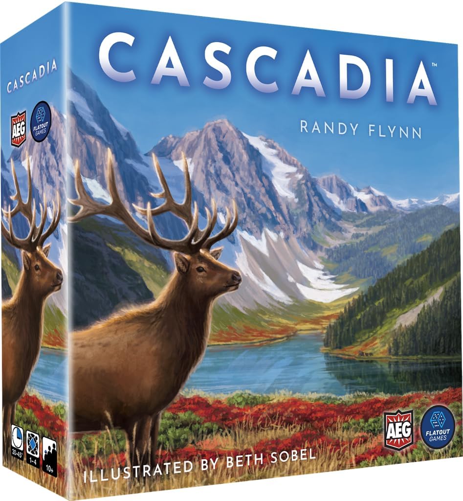 AEG & Flatout Games | Cascadia – Award-Winning Board Game Set in the Pacific Northwest | Easy to Learn | Quick to Play | Ages 10+