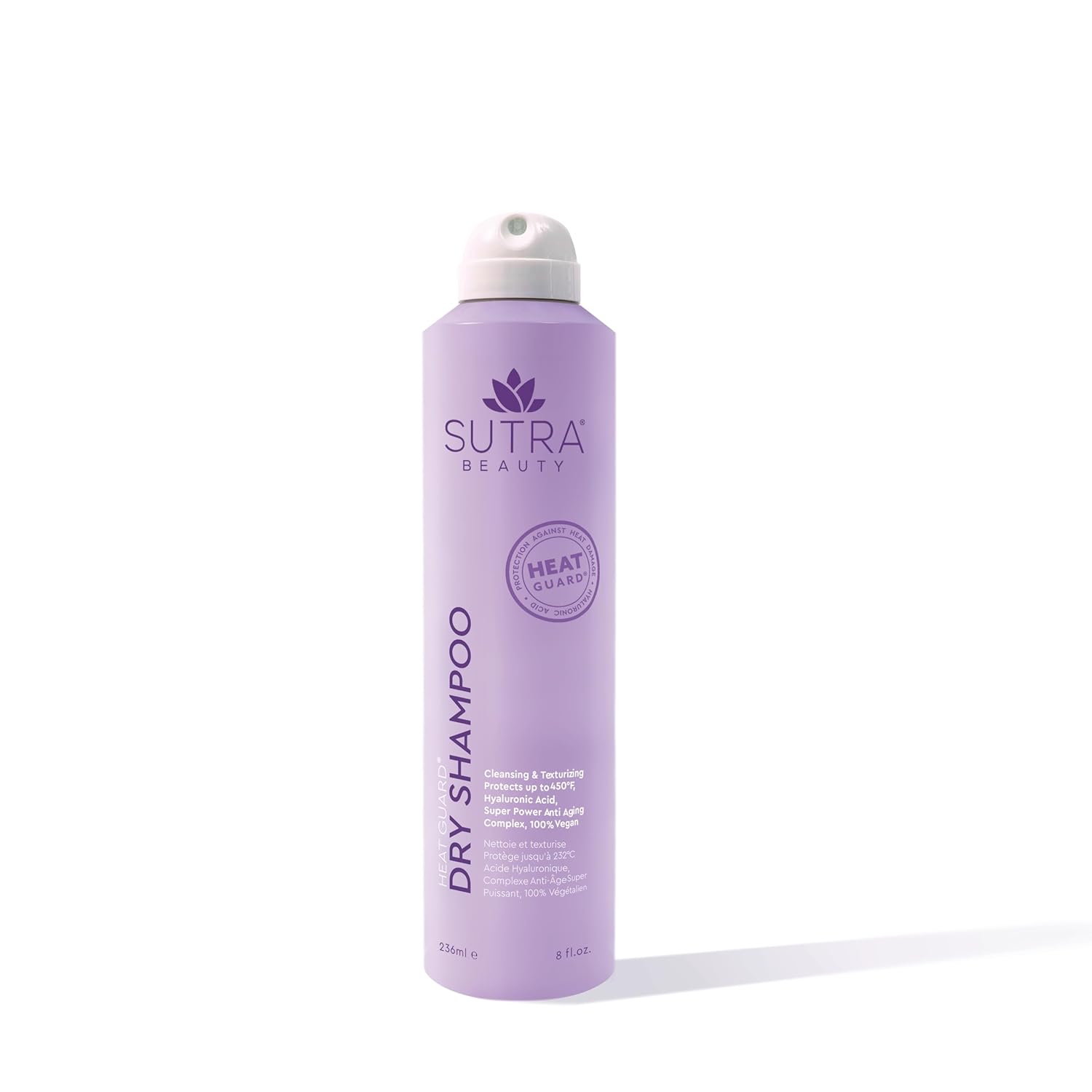 SUTRA Heat Guard® Dry Shampoo – Hyaluronic Acid-Infused Cleansing, Texturizing, and Super Power Anti-Aging for Hair Revitalization