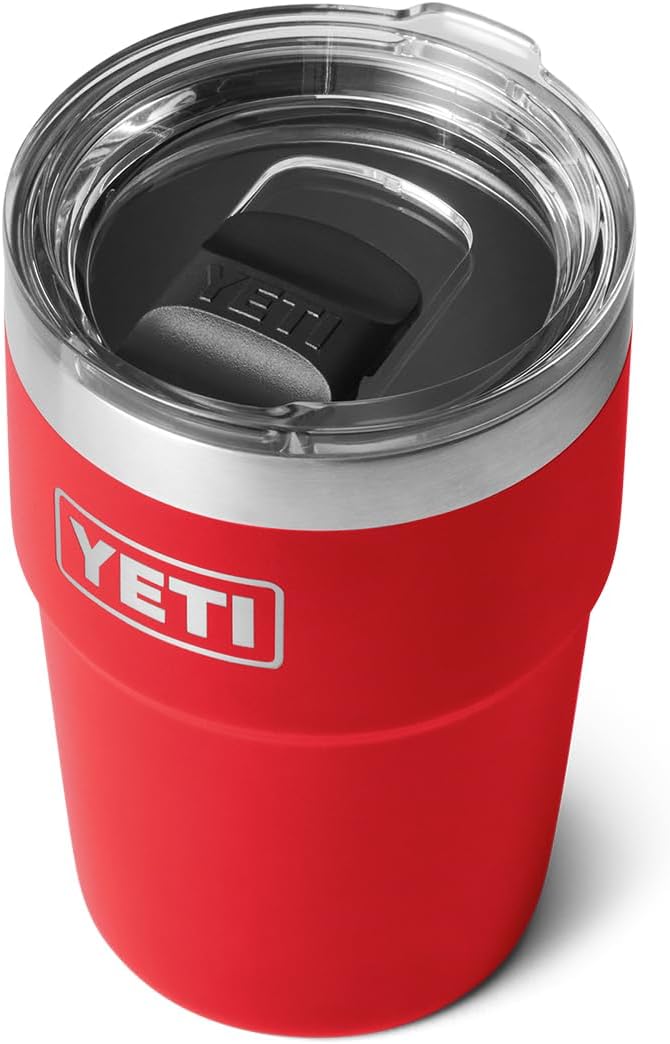 YETI Rambler 16 oz Stackable Tumbler, Vacuum Insulated, Stainless Steel with MagSlider Lid