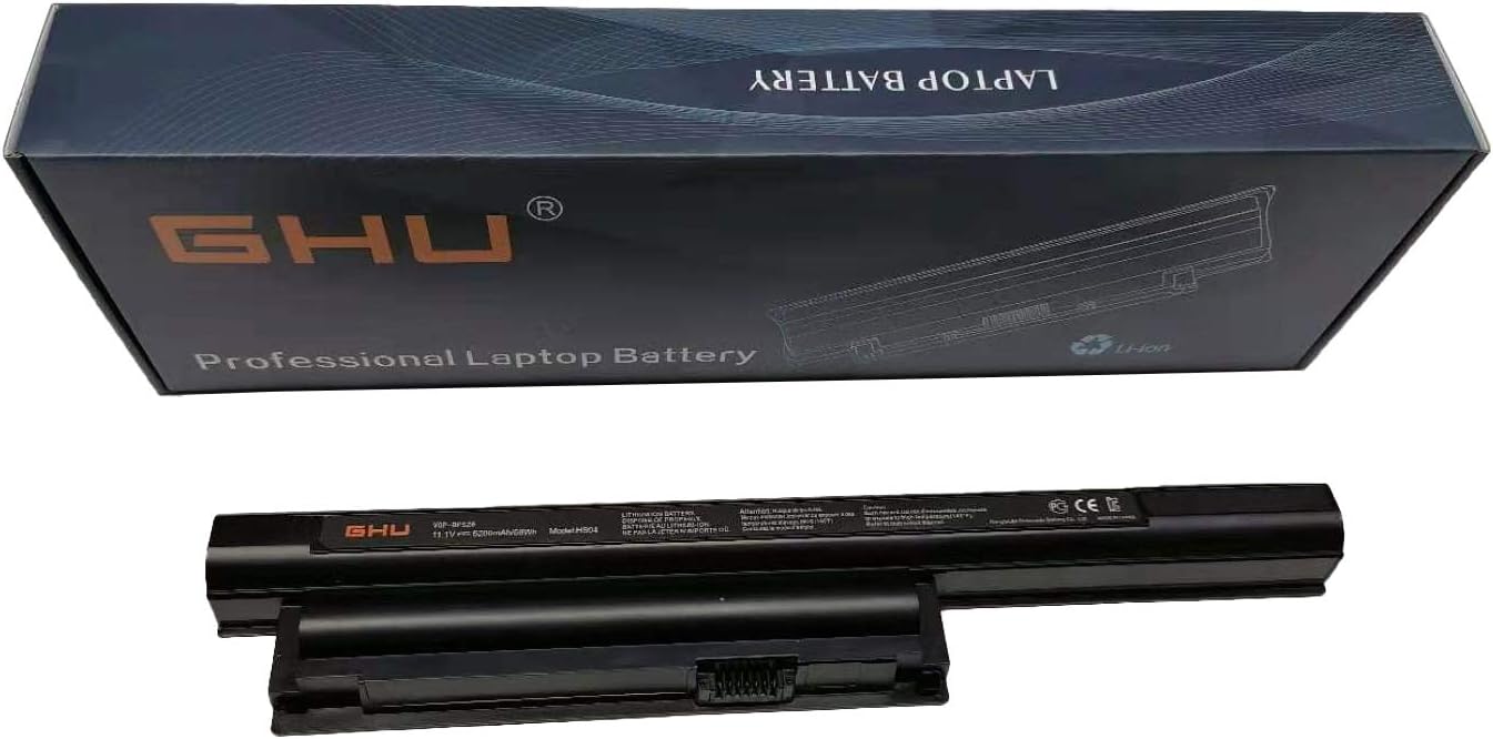 GHU New Battery 58 WH Replacement for VGP-BPS26 VGP-BPS26A VGP-BPL26 Compatible for Selected Sony Vaio Laptop Notebook 1 Year Warranty