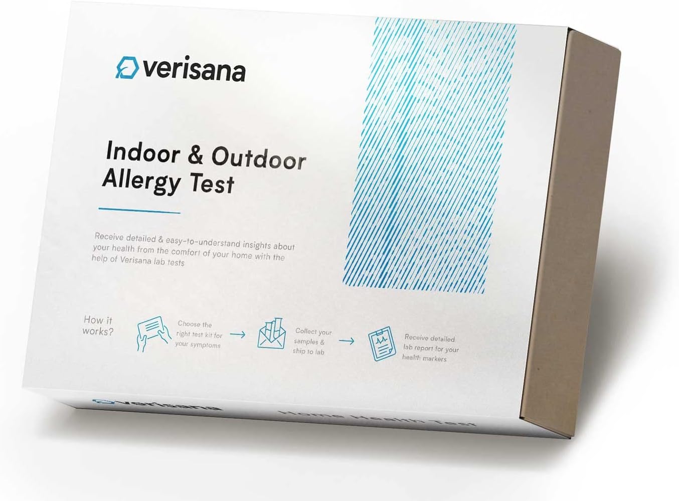 Indoor & Outdoor Allergy Test – 48 Airborne Allergens – Spores & Pollens Home-to-Lab Screening – Ages 18+ – Verisana