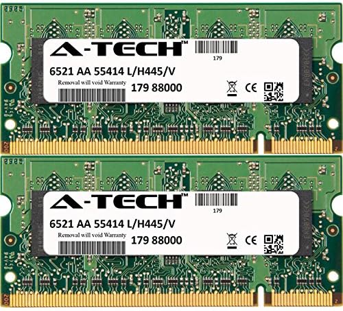 A-Tech 4GB KIT (2 x 2GB) for Sony Vaio PCG Series PCG-394L. SO-DIMM DDR2 Non-ECC PC2-5300 667MHz RAM Memory. Genuine Brand