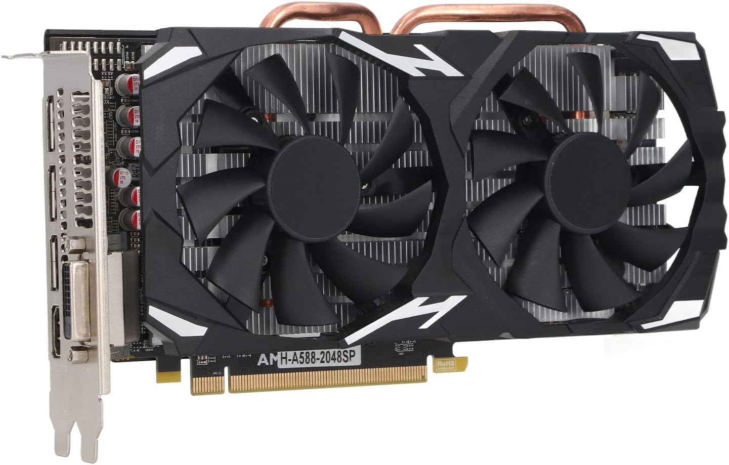 VBESTLIFE RX580 8GB Graphics Card, GDDR5, 256bit, PCI Express 3.0 x16, 1284/7000MHz, 7680×4320, Gaming Video Card with , DVI and 3DP Ports (RX580 8GB GDDR5 256BIT)