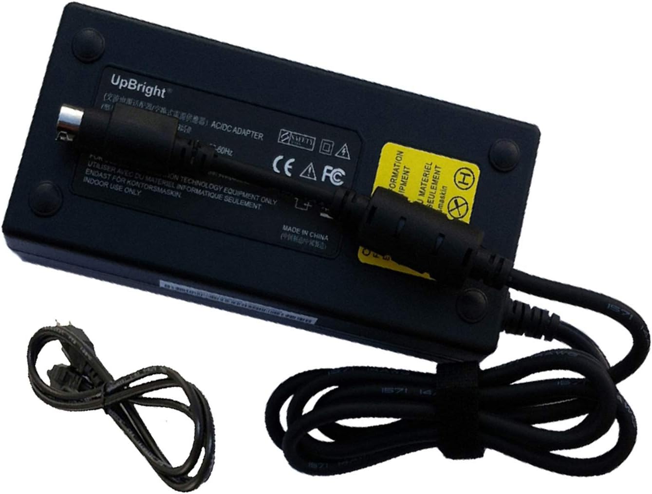 UpBright 4-Pin 48V AC/DC Adapter Compatible with Linksys Cisco Systems SG300-10P SG300-10PP SG300PP Small Business SRW2008P-K9-NA Gigabit PoE Managed Switch 48VDC 48-54V Power Supply Battery Charger