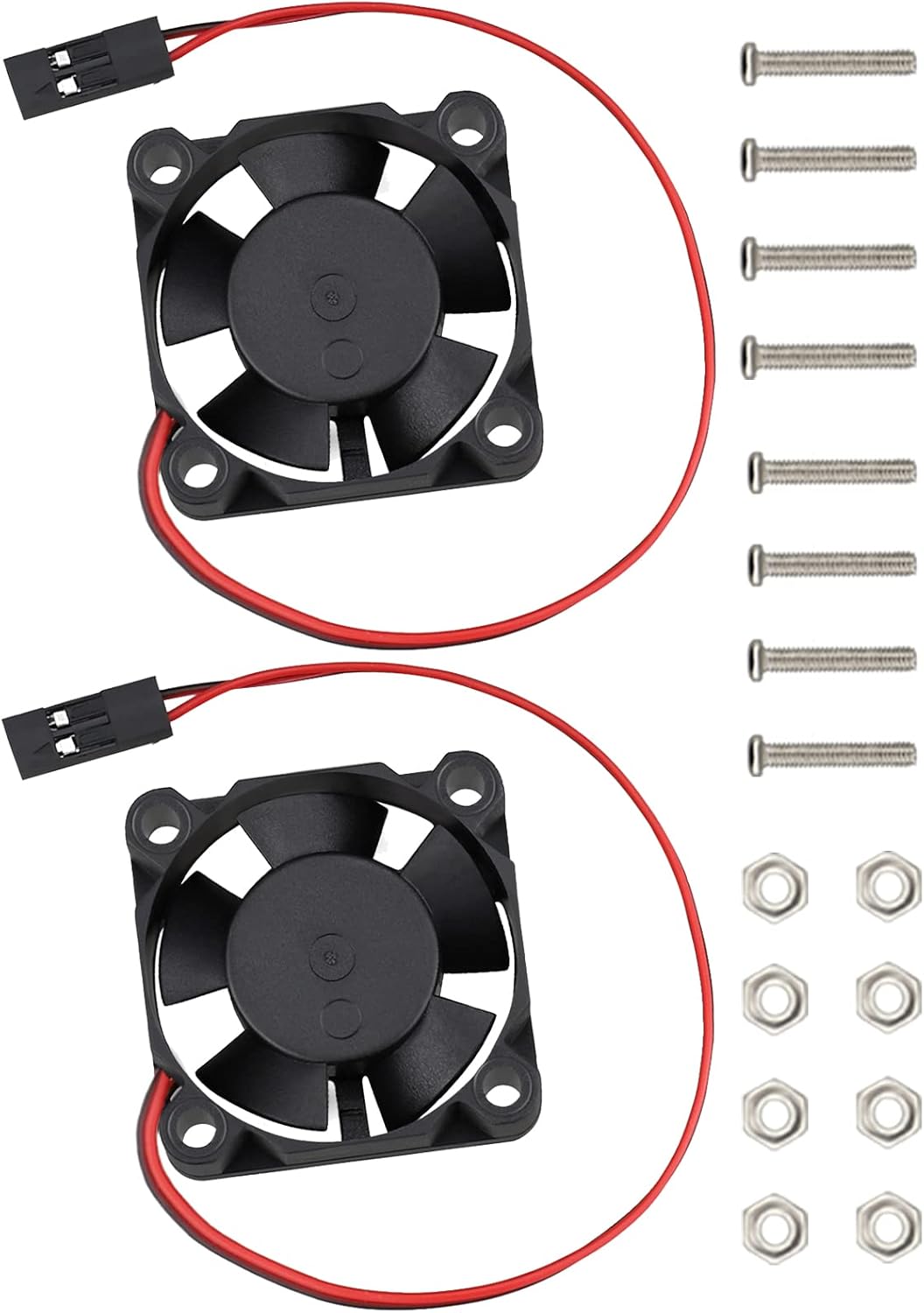 GDSTIME Dupont Connector 30mm x 30mm x 10mm 3010 5V DC Brushless Cooling Fan