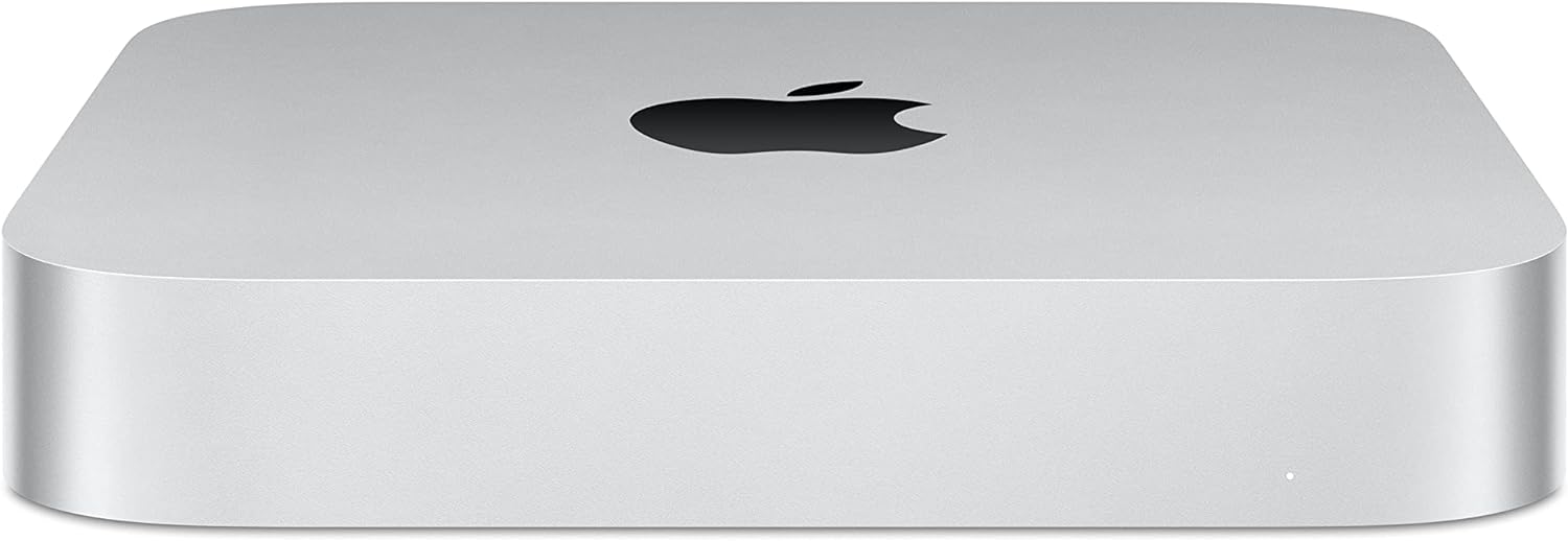 Apple 2023 Mac Mini Desktop Computer with Apple M2 chip with 8‑core CPU and 10‑core GPU, 8GB Unified Memory, 256GB SSD Storage, Gigabit Ethernet. Works with iPhone/iPad