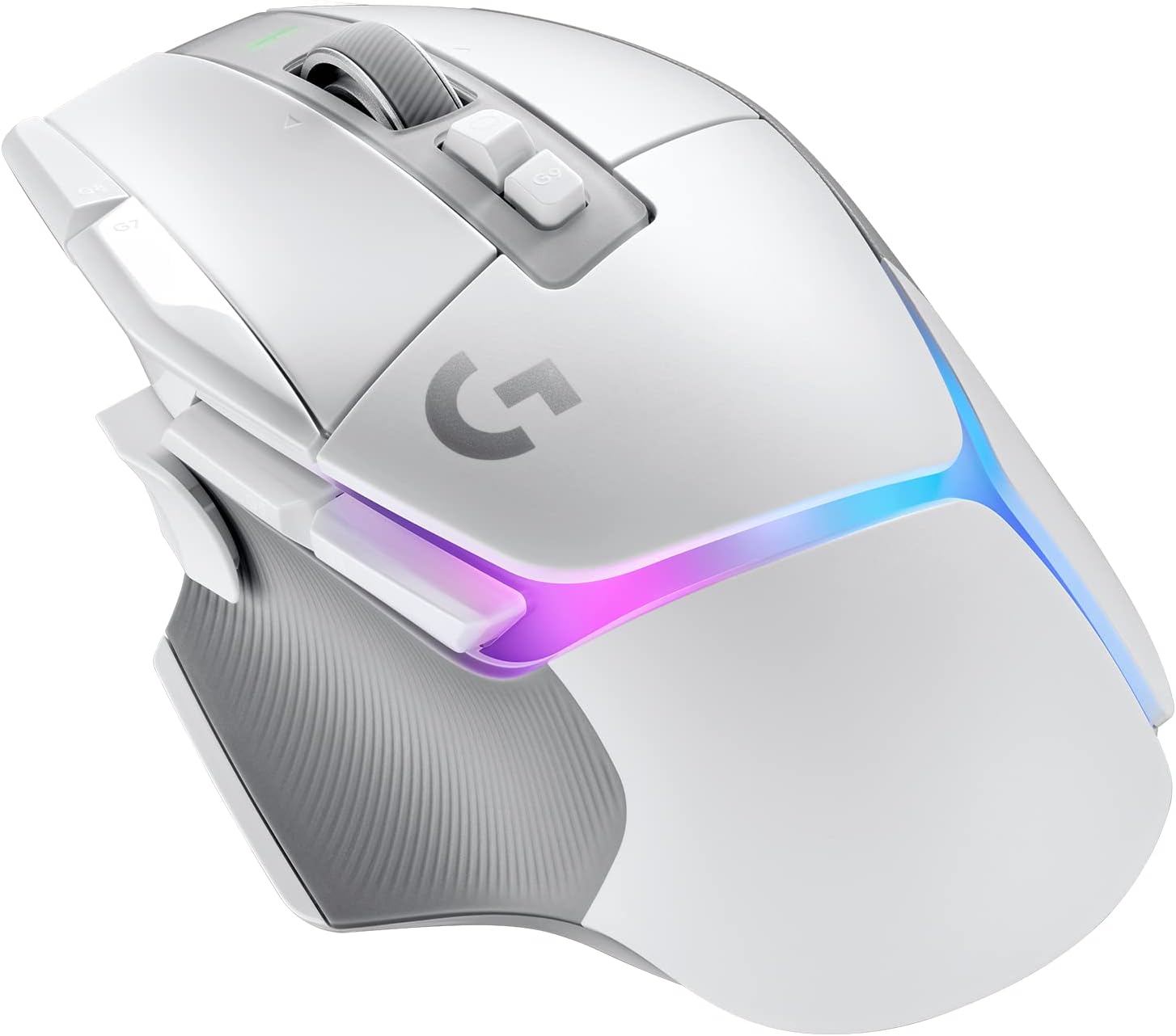 Logitech G502 X Plus Lightspeed Wireless Optical Mouse – LIGHTFORCE hybrid switches, LIGHTSYNC RGB, HERO 25K gaming sensor, compatible with PC – macOS/Windows – White