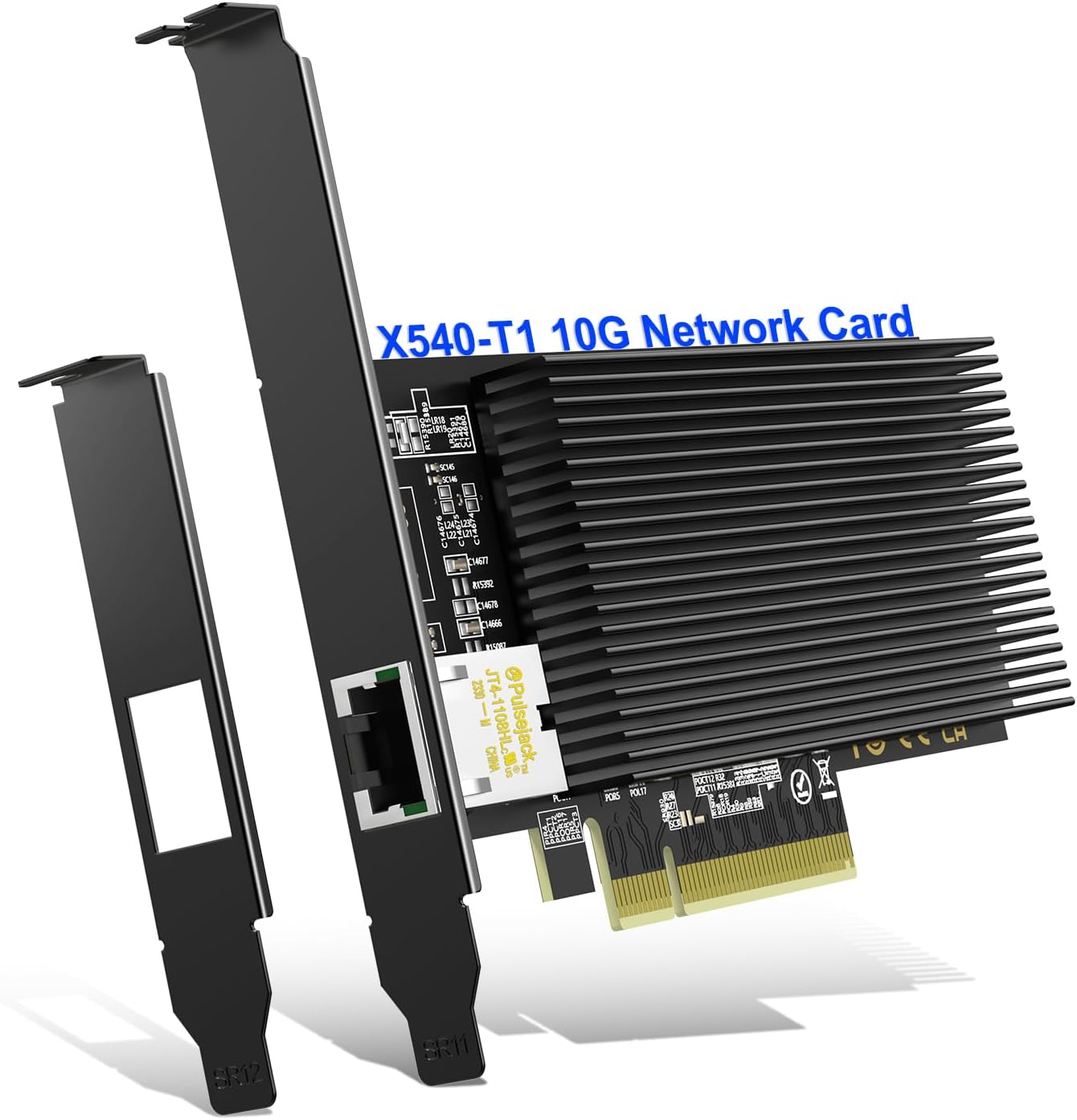 10Gb Base-T PCI-e Network Card, Intel X540-T1 Controller, NICGIGA 10Gbps Ethernet Adapter with 10Gbe RJ45 Port ， 10G NIC Card, Support Windows/Windows Server/Linux/Vmware/ESX