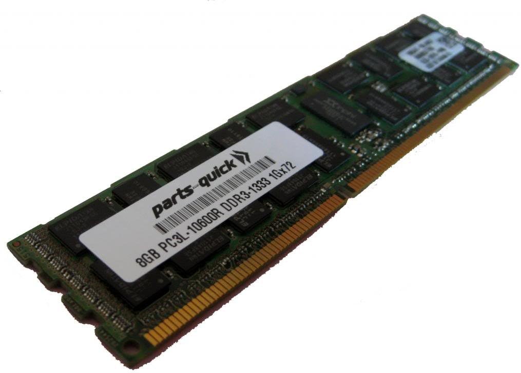 8GB Memory for Dell PowerEdge R710 Server PC3-10600 ECC Registered Low Voltage DIMM 240 pin 1333MHz RAM