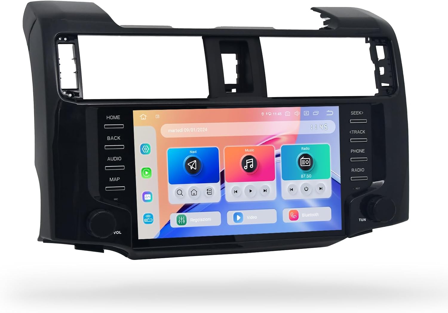 Dasaita Radio for 2010-2023 Toyota 4Runner Replacement, 9 Inch HD Touchscreen, with Wireless CarPlay & Android Auto, Built-in 4G Cellular, 4GB+64GB, Android 13