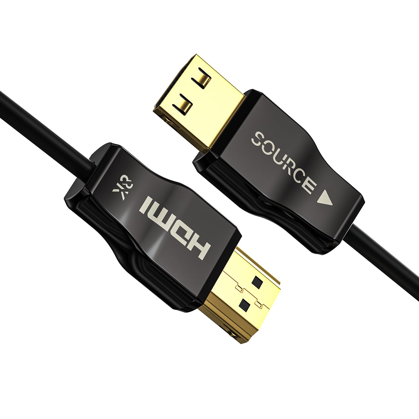 8K Fiber Optic HDMI Cable CL3 Rated 50ft,48Gbps Ultra High Speed HDMI 2.1 Cable[8K@60Hz] with Ultra Lock Connector,Compatible with TVs,Displays,Desktop,Laptops,Projectors,Game Consoles etc