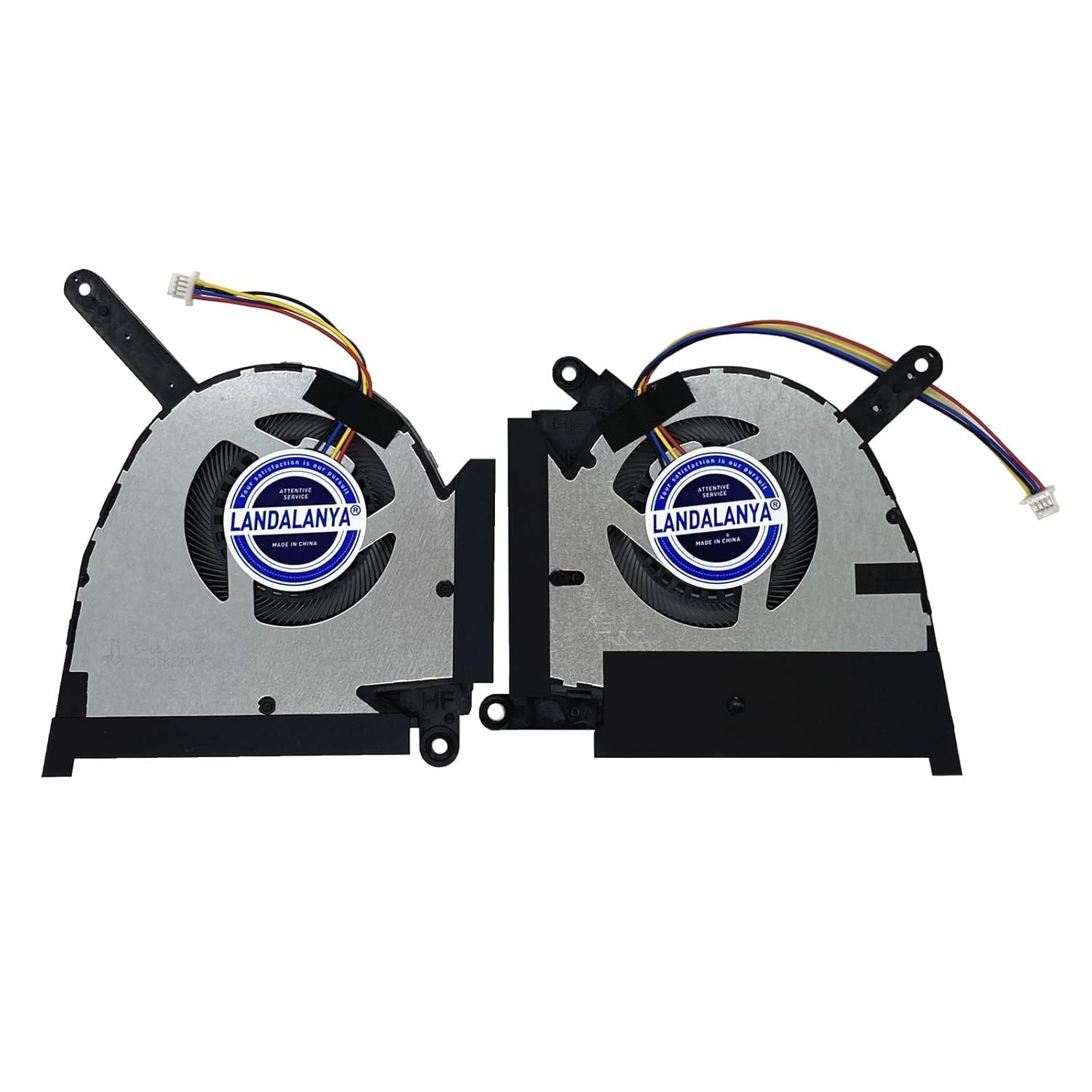 Replacement New CPU+GPU Cooling Fan for ASUS TUF Dash (2022) F15 FX517 FX517ZC FX517ZR RTX 3050 3050Ti Series FP85 DFS5K22305283E 13NR0950P01011 FP86 DFS5K22115371E 13NR0950P02011 DC5V 0.5A