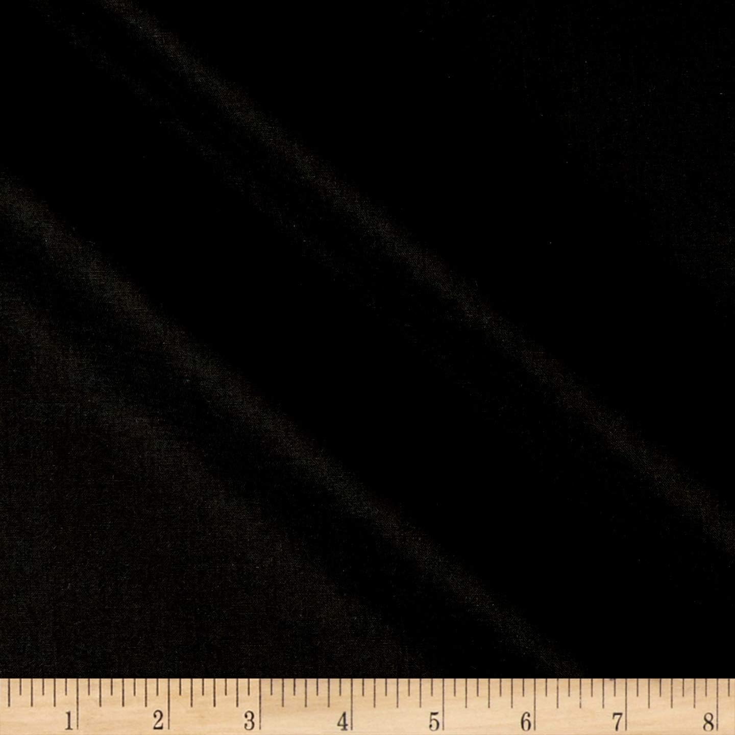 Kona Cotton Black, Fabric by the Yard