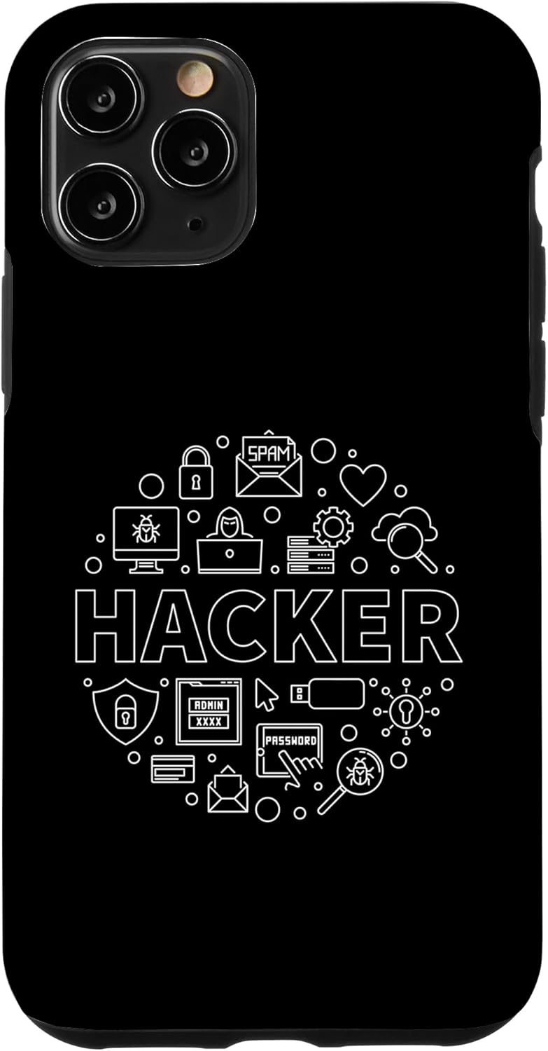 iPhone 11 Pro Hacker Cybersecurity for Sysadmins and Computer Hackers Case