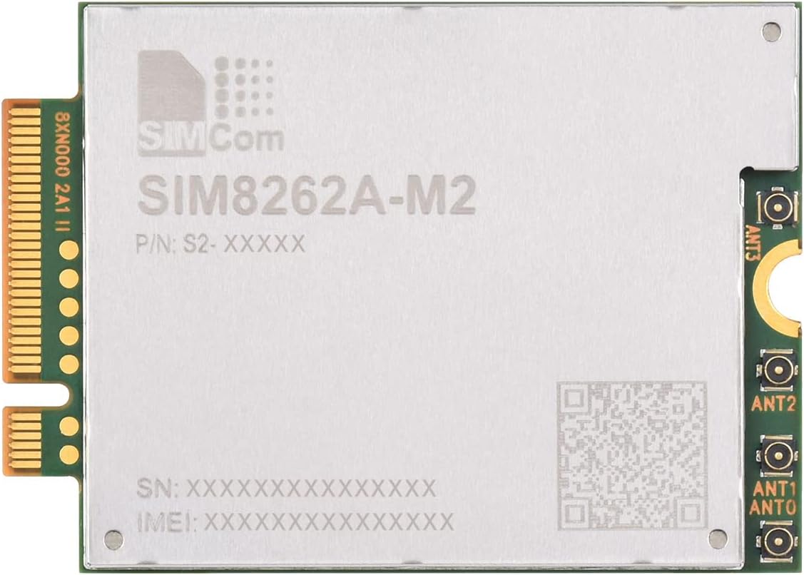 Waveshare SIM8262A-M2 SIMCom Original 5G Module, M.2 Form Factor, Qualcomm Snapdragon X62