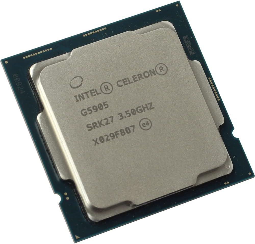 Intel® Celeron® G5905 Desktop Processor 2 Cores 3.5 GHz LGA1200 (Intel® 400 Series chipset) 58W