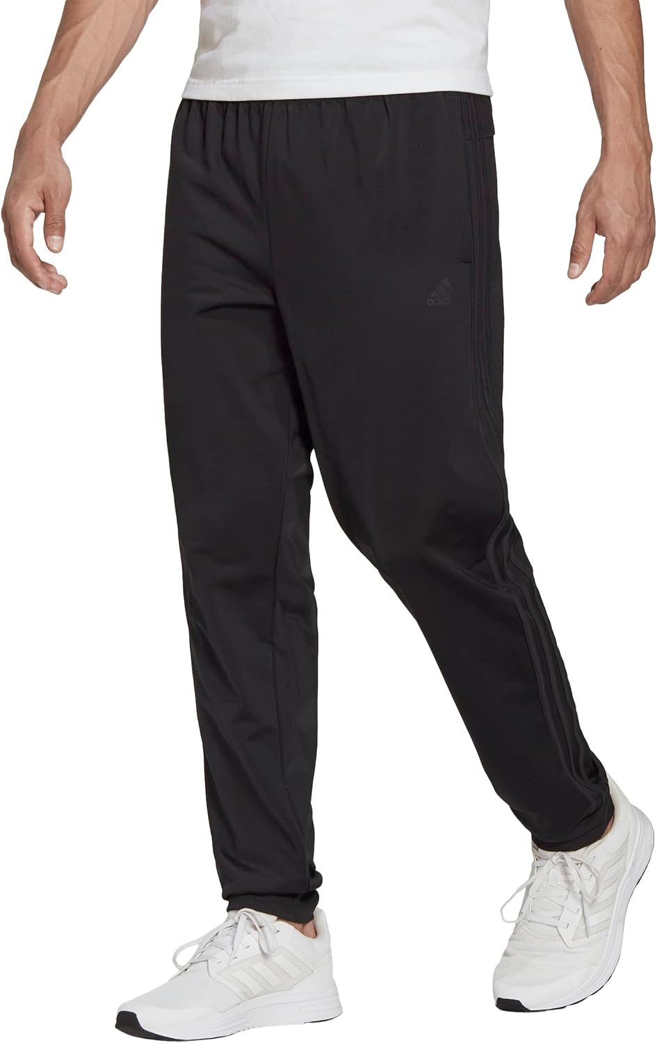 adidas Men’s Essentials 3-Stripes Tricot Jogger Pants