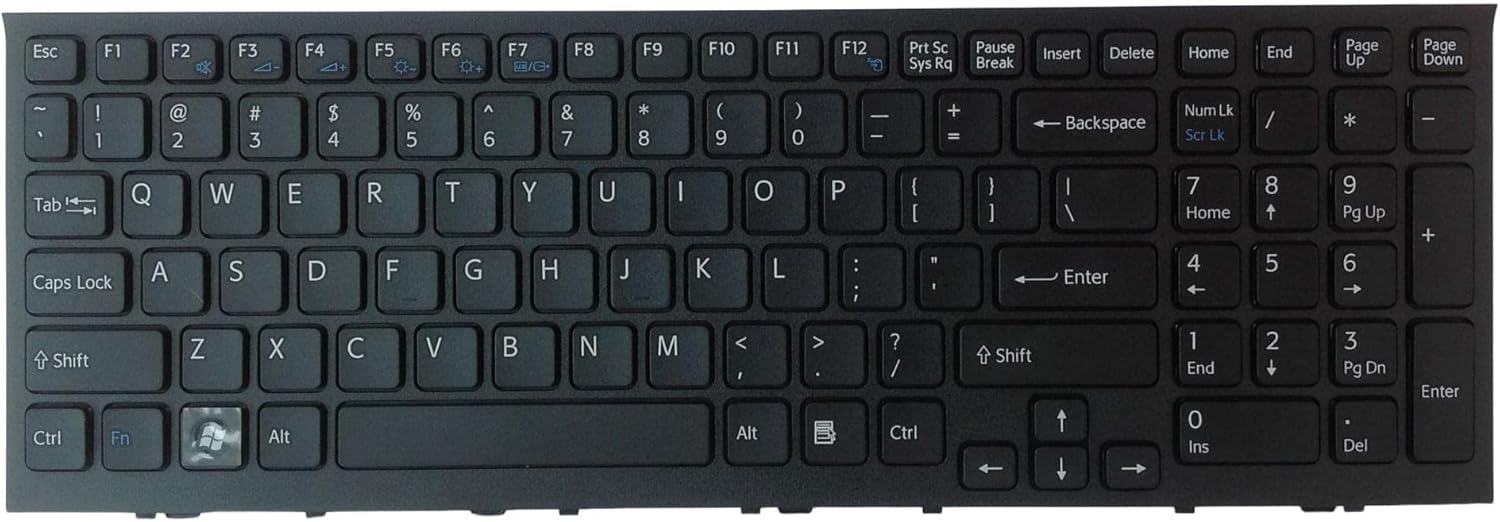 wangpeng New US black keyboard for Sony VAIO PCG-61511L PCG-61611L PCG-61611M 148927111