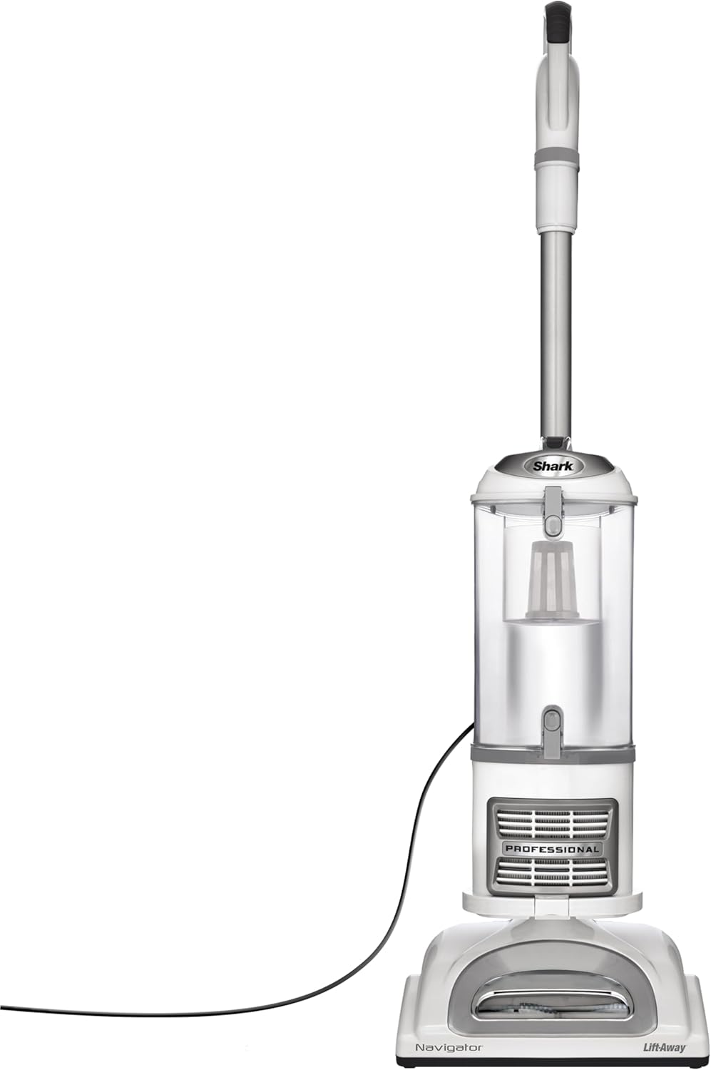 Shark Upright Vacuum, Navigator Lift-Away with Swivel Steering, HEPA Filter, XL Dust Cup, Pet Power, Dusting Brush, and Crevice Tool, Perfect for Pet Hair, White/Silver, NV356E