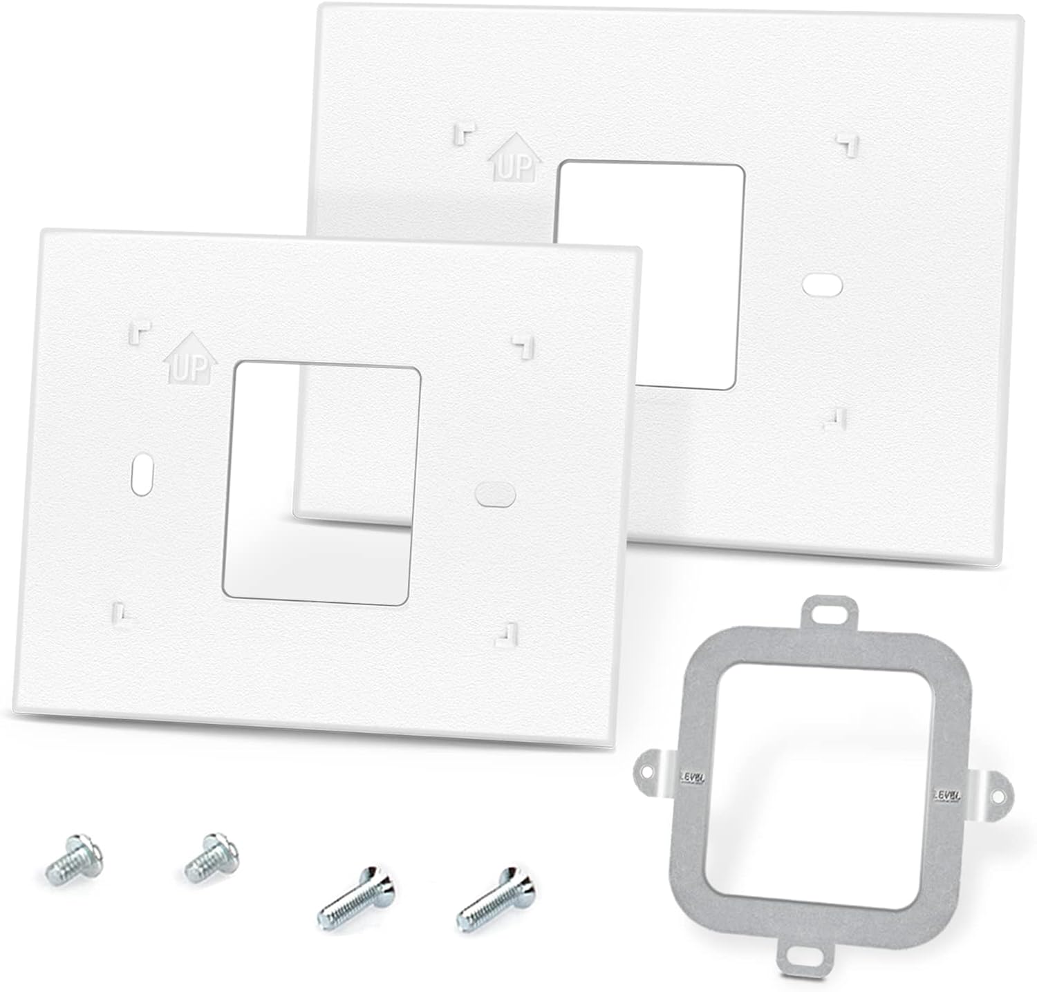 Thermostat Wall Plate for Honeywell – THP2400A1027W Wall Thermostat White Covers Assembly, Suitable for RTH9585WF RTH8560D TH9320wf5003 WiFi Smart Thermostat Back Plate