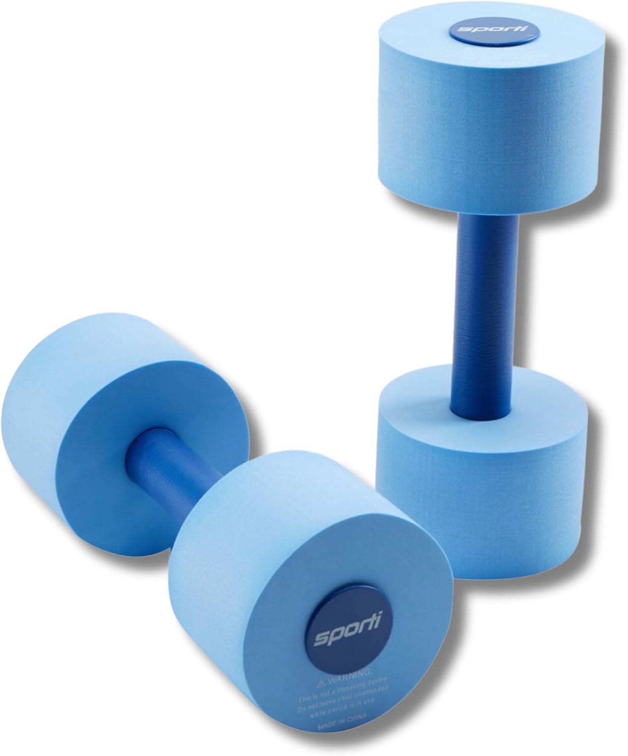 Sporti Aquatic Fitness Dumbbells Water Weights for Water Aerobics Fitness and Pool Exercises, Strengthening Upper Body