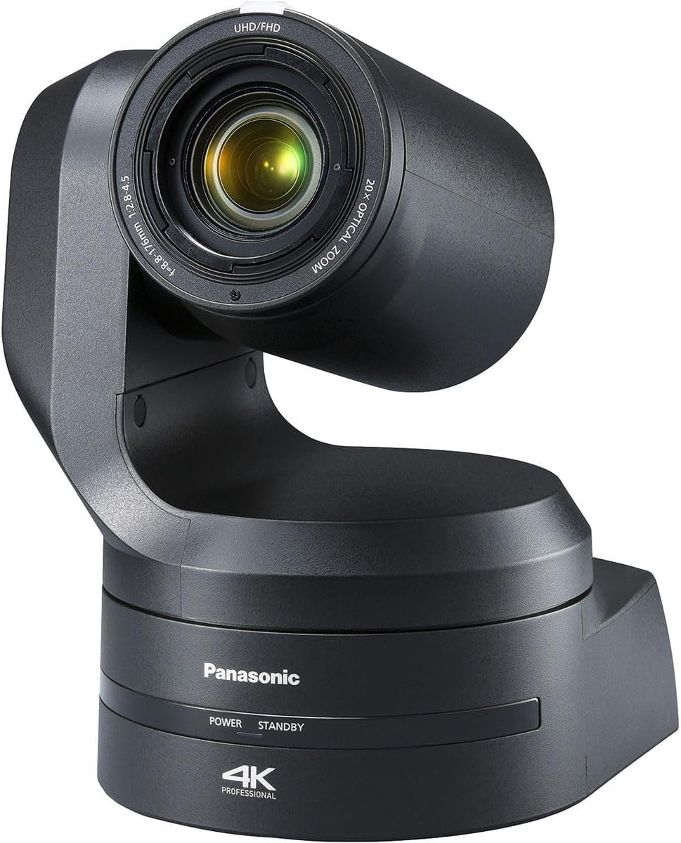 Panasonic AW-UE150 4K UltraHD Professional 20x PTZ Camera, Black