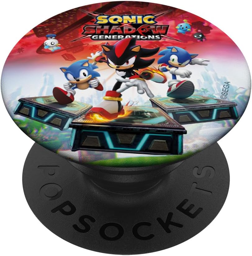 Sonic the Hedgehog, Sonic X Shadow Generations – Key Art PopSockets Adhesive PopGrip