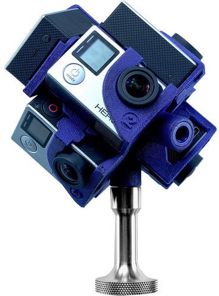 Pro7 v2 | 360 Virtual Reality Video Holder for 7 GoPro Series