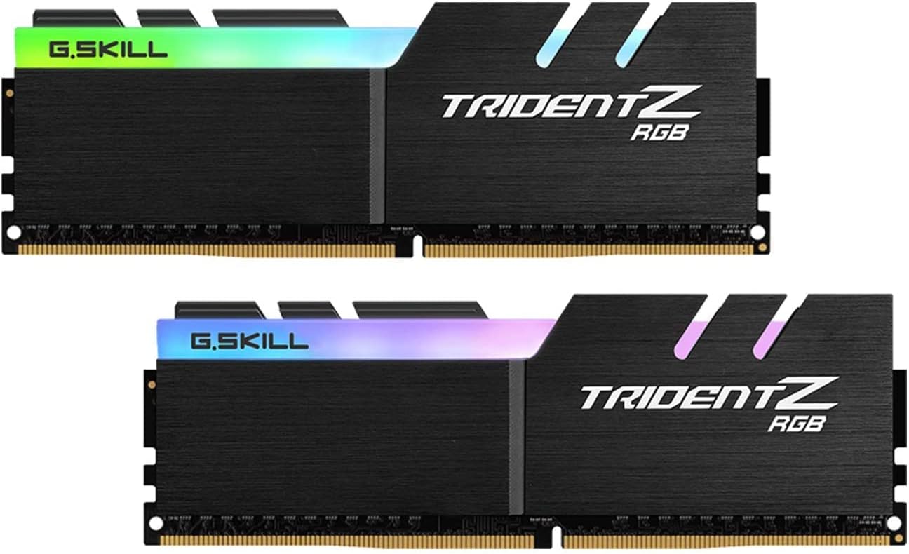 G.SKILL Trident Z RGB Series (Intel XMP) DDR4 RAM 32GB (2x16GB) 4000MT/s CL18-22-22-42 1.40V Desktop Computer Memory UDIMM (F4-4000C18D-32GTZR)