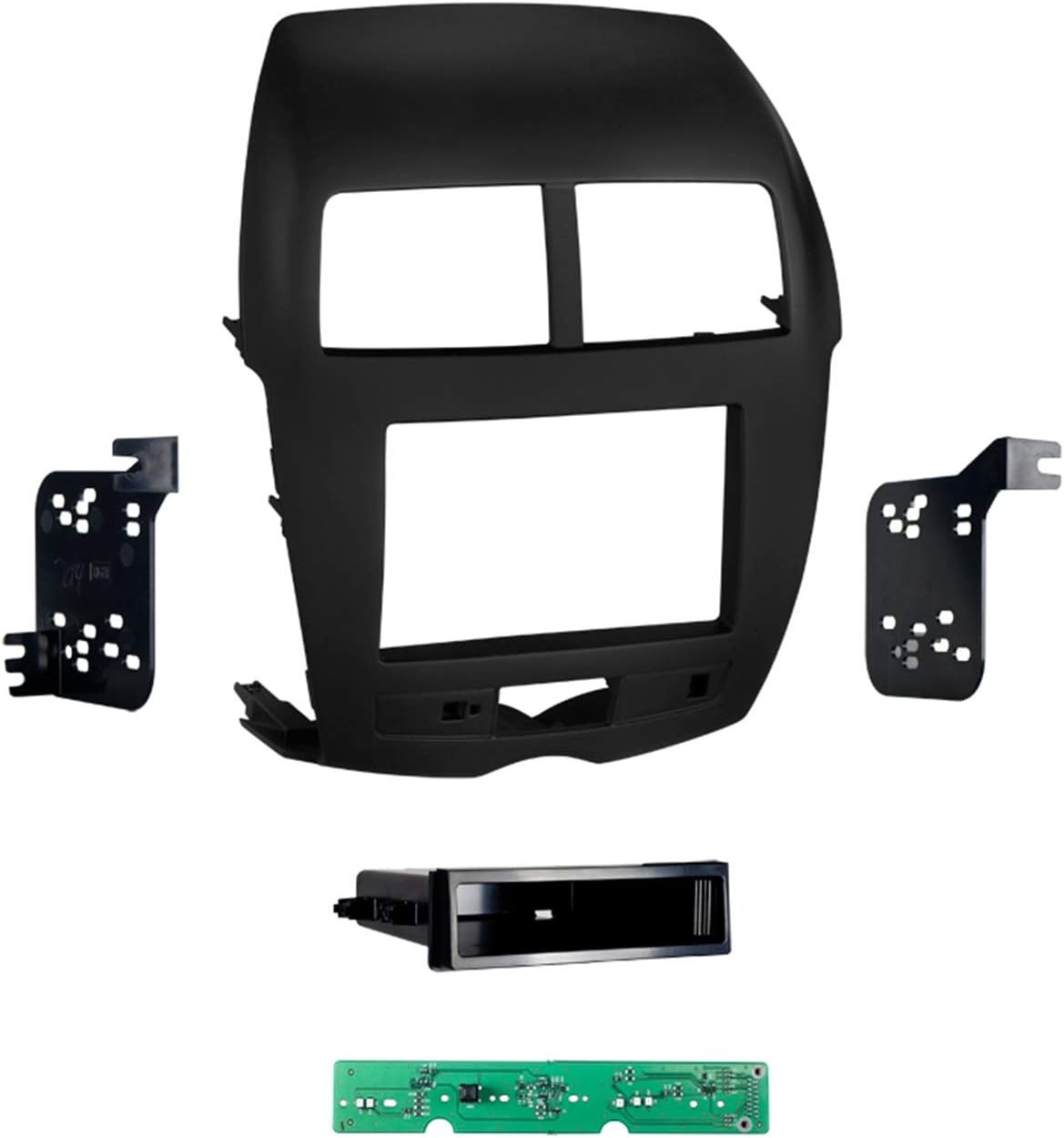 Metra Electronics 99-7014B Single/Double DIN Dash Installation Kit for 2011-Up Mitsubishi Outlander Sport Vehicles