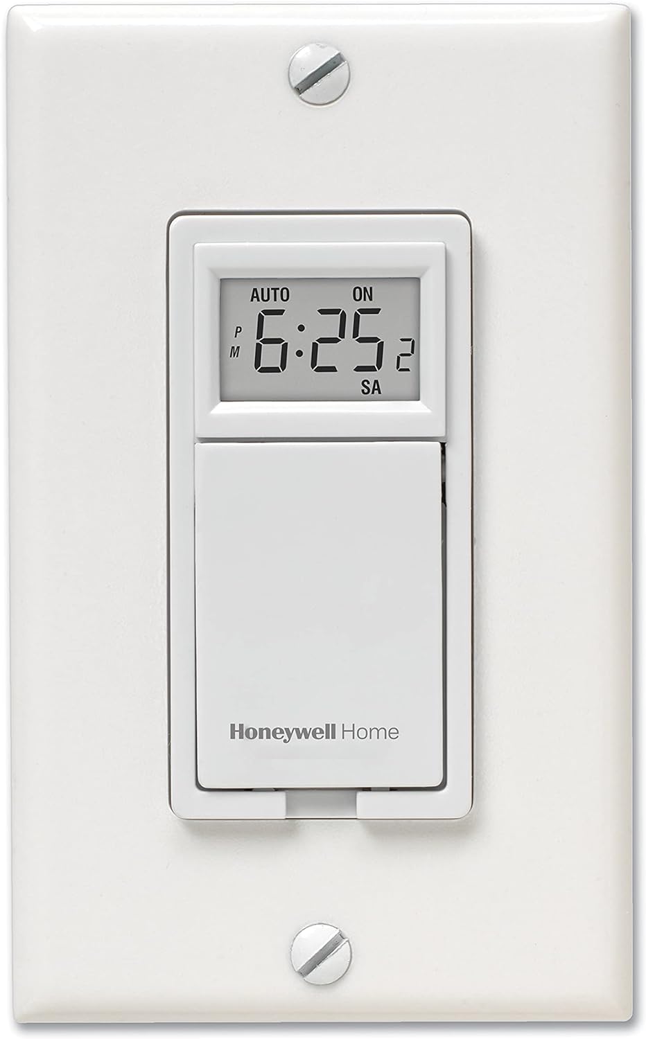 Honeywell Home RPLS730B1000 7-Day Programmable Light Switch Timer, White