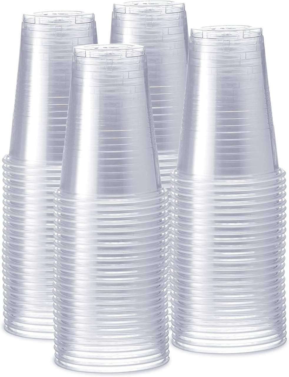 Comfy Package GUSTO [16 oz. – 240 Count] Clear Plastic Cups Disposable – Cold Party Drinking Cups for Events and Everyday Use