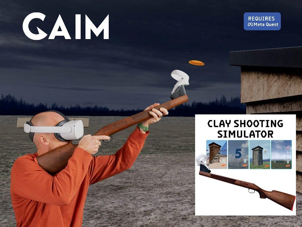 GAIM Clay Shooting VR Simulator | Fixed Laminate Stock Edition