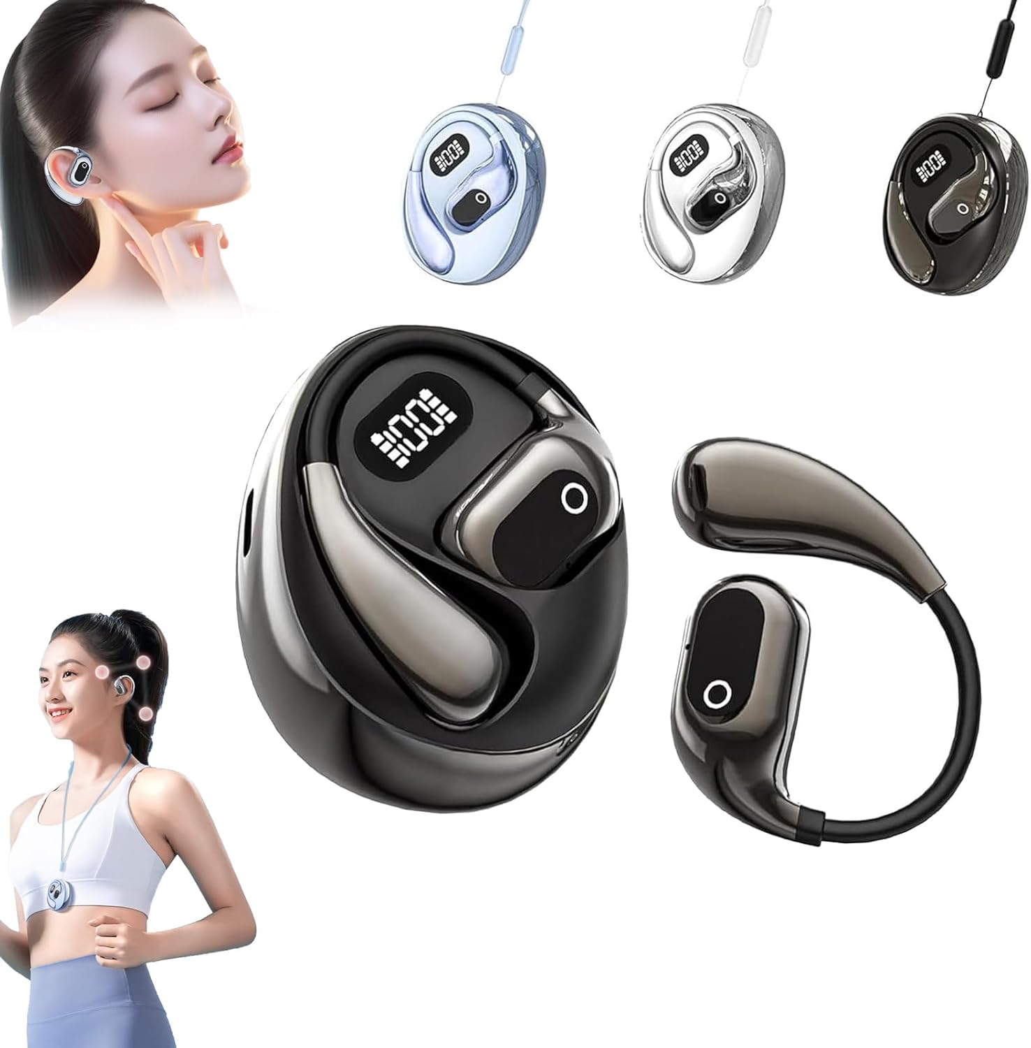 Peachloft Translator, Peachloft, Peachloft Earbuds, Multi-Language Smart Translation Bluetooth Headset, Ai Headphones Language Translation, Hy-T26 Pro Wireless Bluetooth Translation Earbuds