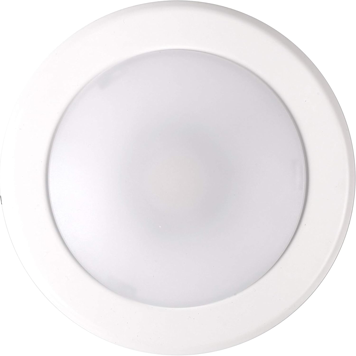 PARWIN (1 pack) 5/6” Dimmable LED Disk Light Flush Mount Recessed Retrofit Ceiling Lights, 15W (120W Replacement), 5000K, Energy Star & UL-Listed, Installs into Junction Box Or Recessed Can, 1100lm