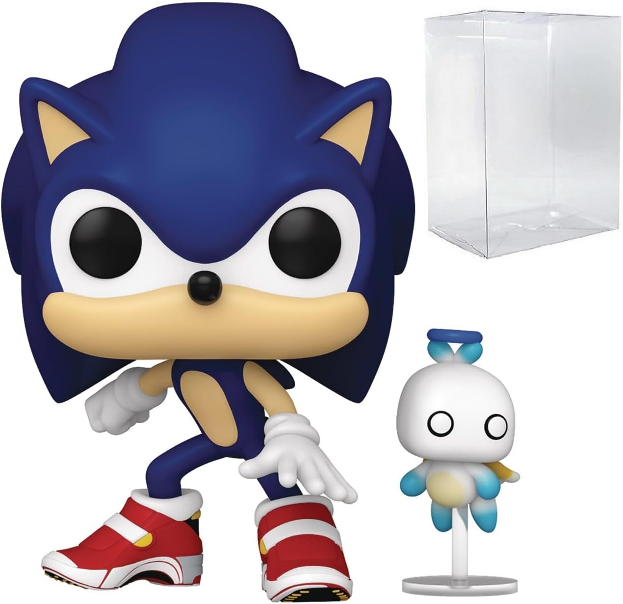 POP Games: Sonic The Hedgehog with Chao Funko Vinyl Figure (Bundled with Compatible Box Protector Case), Multicolor, 3.75 inches