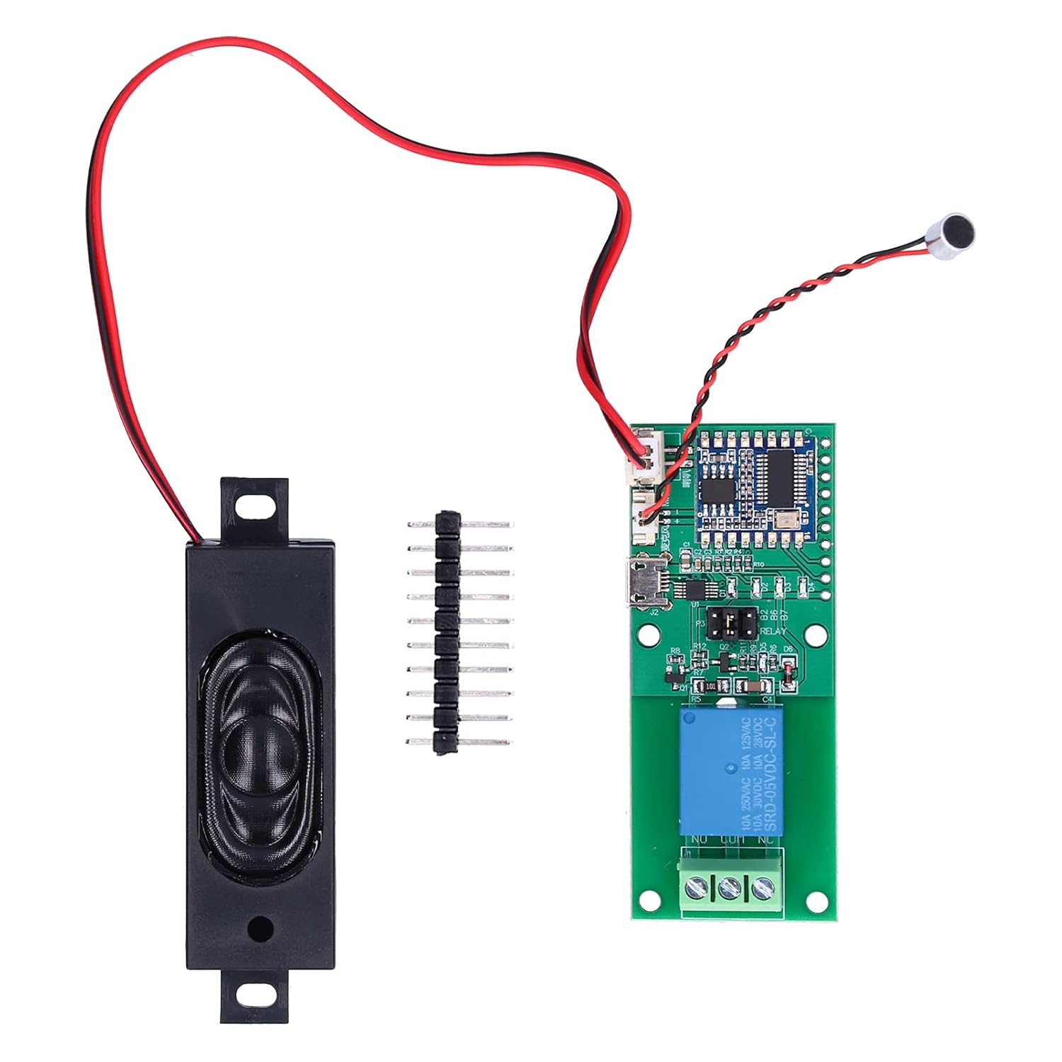 DC 5V Voice Recognition Module Speech Recognition Chip Custom Wake Word Voice Control Module HLK-V20